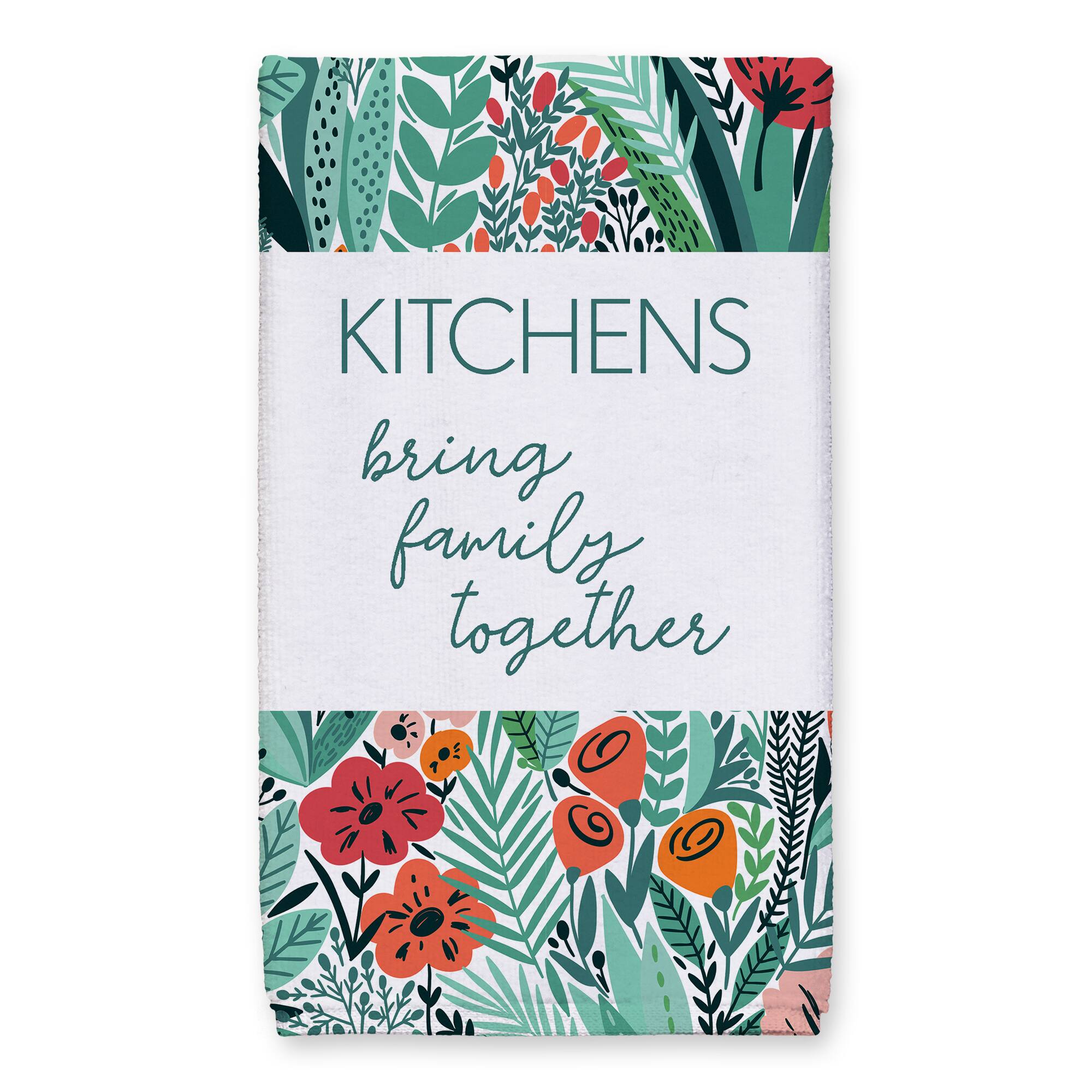 Floral Kitchen Hand Towel Set